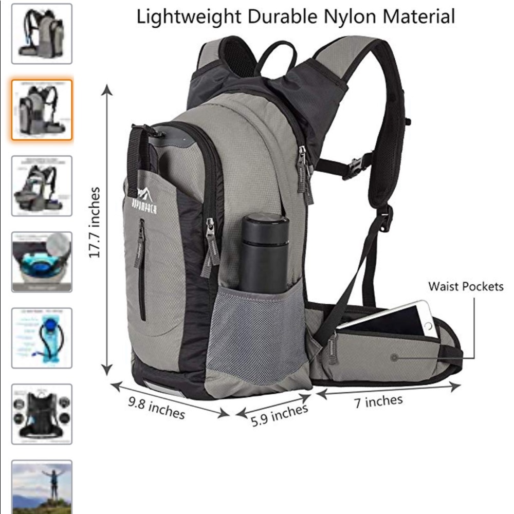 Rupumpack insulated hydration pack- brand new!